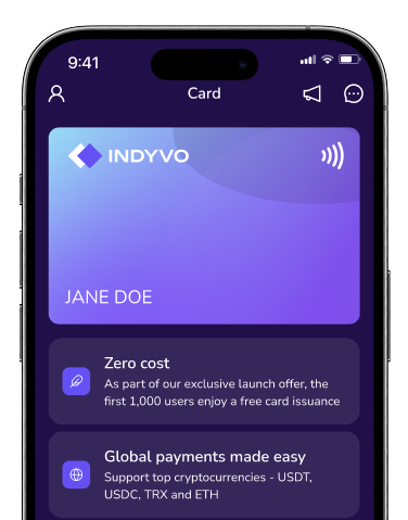 Crypto Card App Preview